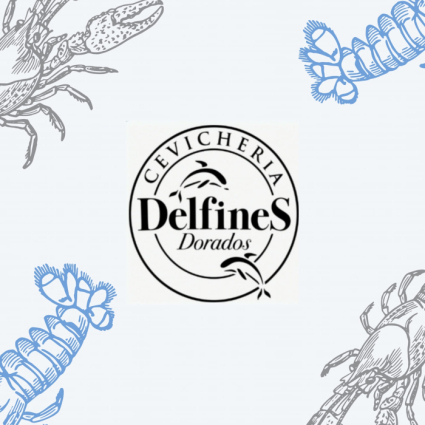 Logotipo - Cevichería Los Delfines Dorados