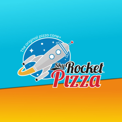 Logotipo - Sky Rocket Pizza
