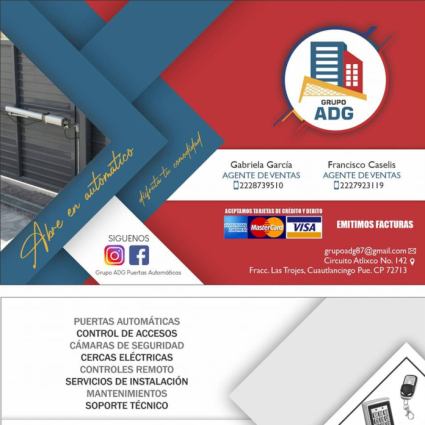 Logotipo - Grupo ADG Puertas Automáticas