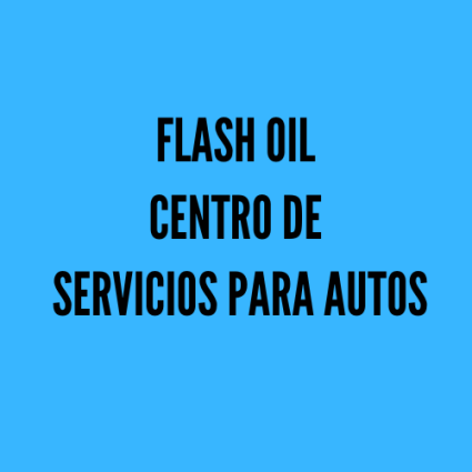 Logotipo - Flash Oil Centro de servicios para autos