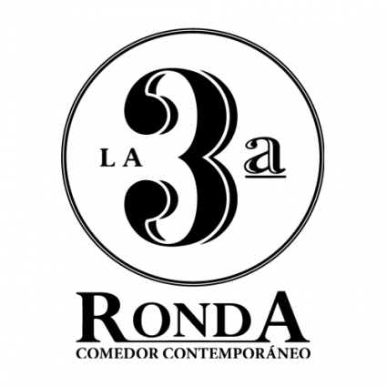Logotipo - La 3ra Ronda Puebla - Comedor Contemporáneo