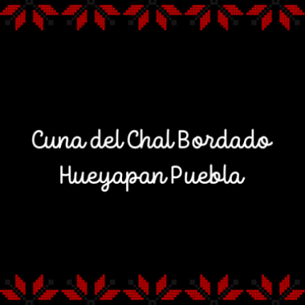 Cuna del chal bordado Hueyapan Puebla
