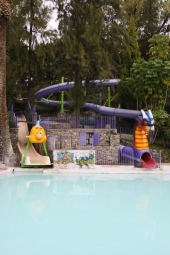 Sus famosas aguas provienen de la malinche y obtienen del suelo el azufre y alumbre - Balneario Agua Azul