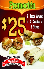 Promoción - Tacos Árabes Bagdad