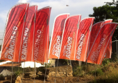 Banderas publicitarias. - Xtrategia Publicidad