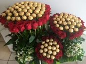 Arreglos florales con chocolates - Florería - Flor de Lotto