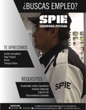 Te ofrecemos empleos competitivos - Seguridad Privada SPIE