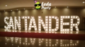 Letras gigantes para tu evento empresarial
 - Leds Party - Pistas iluminadas y servicios para eventos