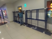 Colocación de andamios para cines - Ingenia Soluciones