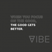 When you focus on the good, the good gets better - Vibecycle - Cycling Studio