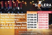 Promoción
Precios por caja de 12 botellas para que prepares tu fiesta cuando cambie el semáforo
¡Te esperamos en Solera!
Válido hasta el 5 de Febrero - Solera Vinos, Licores y Alimentación Gourmet