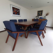 Comedor LINE con silla DINAMARCA  uno de los más elegidos. Personalizalo todo a tu gusto! - Tabela Mueblería