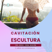 Una sesión de Cavitación está compuesta por 3 partes, la Cavitación, la radiofrecuencia y al final un drenaje linfático. - ProSkin Puebla