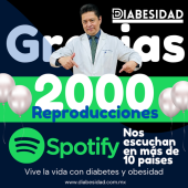 Es un privilegio poder ser escuchados en más de 10 paises ¡Gracias por su confianza! Creemos en un México sano, libre de diabetes, todos merecemos gozar de una buena salud - Control de diabetes, obesidad y sobrepeso - Dr. Alfredo Memije Neri