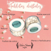 Lo amaras, las tabletas tienen un rico sabor, ingredientes naturales, cepillo mango de bambú e hilo dental de bambú. - Vive Sano