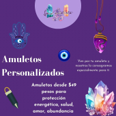 Amuletos Personalizados para dinero, amor, salud, trabajo, etc. Tenemos amuletos desde $49 pesos que vamos a preparar exclusivamente para ti. - La Amatista - Productos y elementos Holísticos