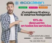 Te invitamos a que disfrutes del 10% de descuento en todos nuestros servicios. - Ecoclean Tintorería - Lomas de Angelópolis