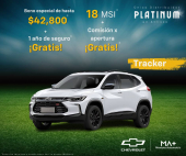 ¡18 meses sin intereses! Con la Tracker 2024, no lo pienses más y no dejes pasar este bono de hasta $42,800 pesos. - Chevrolet Montoto Atlixco
