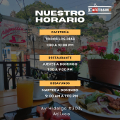 ¿Ya conoces nuestros horarios? - Kafetissimo