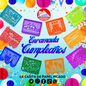  - La casita de papel picado
