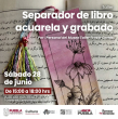 Separador de Libro Acuarela y Grabado