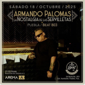 Armando Palomas en Puebla