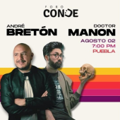 André Bretón y Doctor Manon en Puebla