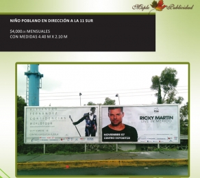 Vallas en Puebla - Maple Publicidad - Puebla
