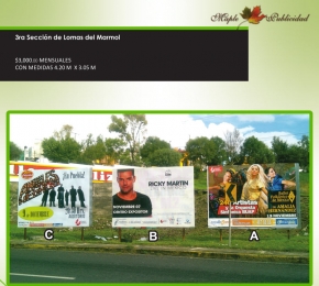 Vallas en Puebla - Maple Publicidad - Puebla