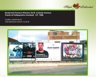 Vallas en Puebla - Maple Publicidad - Puebla