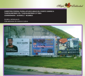 Vallas en Puebla - Maple Publicidad - Puebla