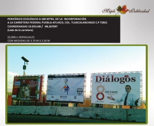 Vallas en Puebla - Maple Publicidad - Puebla