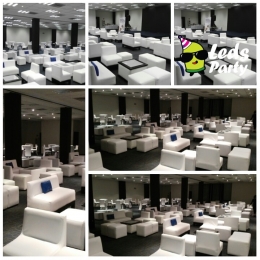 Mobiliario lounge para tus eventos - Leds Party - Pistas iluminadas y servicios para eventos - Puebl...