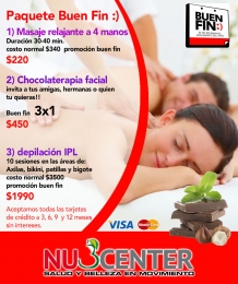 Promociones del Buen Fin 2016 - Nu3center Puebla - Puebla