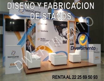 Metrocarrier presentó un stand diseñado, fabricado y montado por Divertimento en la feria de Canacin...