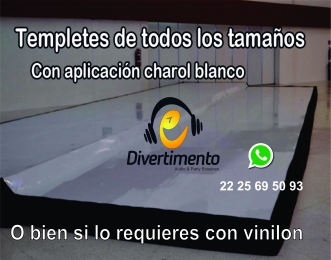 Templete montado en el CMC de Puebla con aplicacion en charol

Informes: 22 25 69 50 93 - Divertim...
