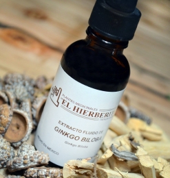 GINKGO BILOBA
Auxiliar en pérdida de memoria, falta de oxigenación cerebral, mareos, zumbido en los...