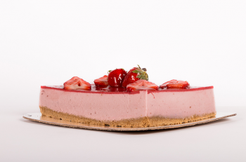 Mousse de fresa elaborado con splenda - La Postrería - Puebla