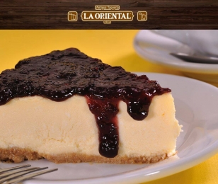Pay de queso con Zarzamora la Oriental  - Antigua Taquería La Oriental - Puebla
