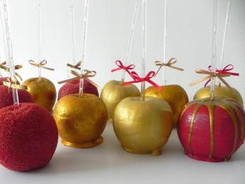 Manzanas forradas - Arte en Fondant - Puebla