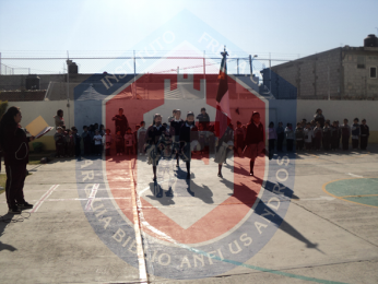 Enseñamos a los alumnos el respeto a la patria - Instituto Frey A.C. - Puebla