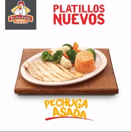 Pechuga asada de Pollo Feliz - Servicio a Domicilio - Pollo Feliz Puebla - Puebla