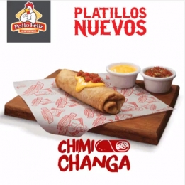 Chimichanga de Pollo Feliz  - Servicio a Domicilio - Pollo Feliz Puebla - Puebla
