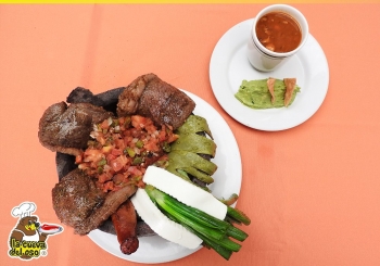 Molcajete de Picaña para darle gusto al cuerpo - La Cueva del Oso - Puebla