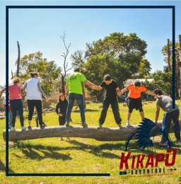 Trabaja en equipo y termina los retos - Parque Extremo - Kikapú Adventures - Puebla