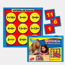 Lotería de sumas - Hacer y Aprender - Juguetes didácticos, Material Didáctico, Juguetes Educativos -...