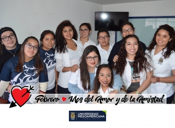 Febrero mes del amor y la amistad - Pizza Party - Universidad Mesoamericana Puebla Centro - Puebla