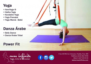 Yoga, danza árabe y power fit en Mua Infinita Centro de Bienestar & Yoga Studio - Mua Infinita - Est...