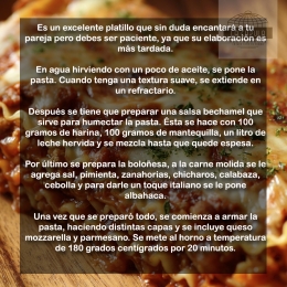 LASAÑA BOLOÑESA - Restaurante La Cúpula - Puebla