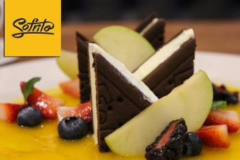 Postre con frutas Sofrito - Sofrito - Cocina Tradicional Mexicana - Puebla